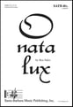 O Nata Lux SATB choral sheet music cover